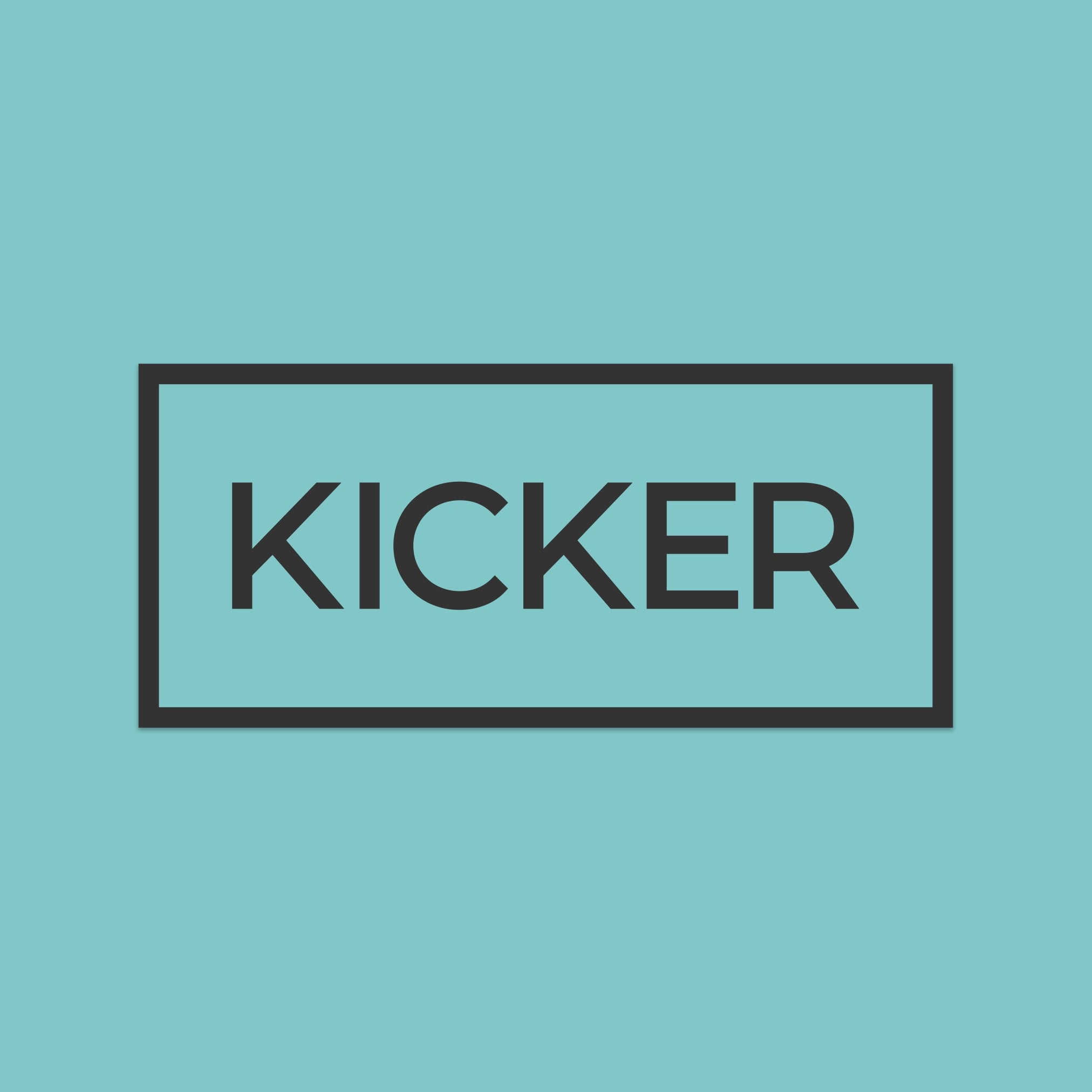 Sticker Kicker Logo 6 Sticker Kicker Logo 6